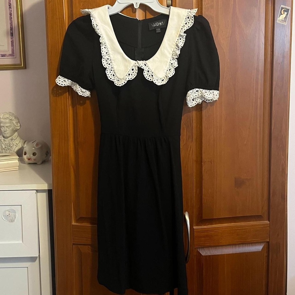 Widow Lonely Soul Babydoll Dress from Dolls Kill